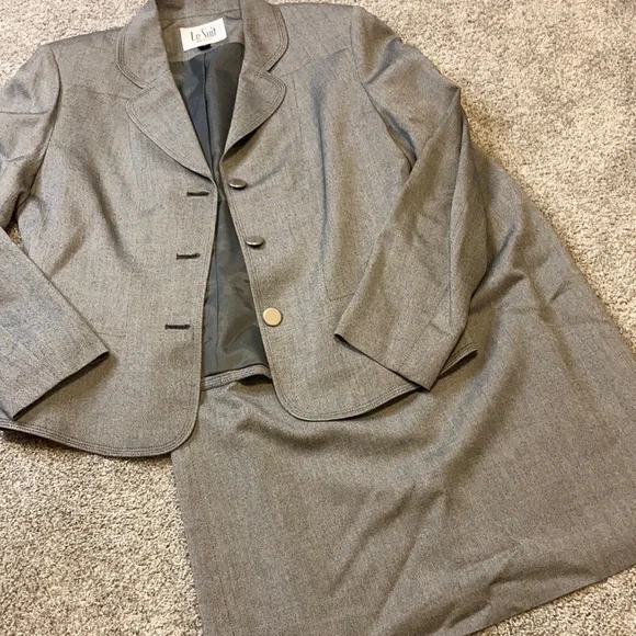 Pencil Skirt & Peplum Blazer Suit Set - Picture 1 of 10